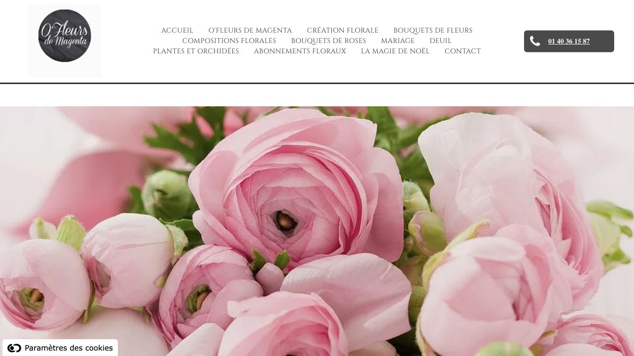 Capture du site de O’Fleurs de Magenta